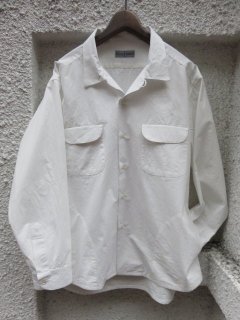 SLOW HANDSMalibu 50's Long Sleeve Shirt*RR ExclusiveWHITE