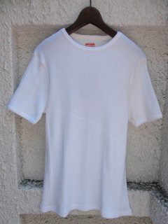 CONCHON QUINETTELE PULL MC Pitch Rib S/S TeeˡBLANCWhite)