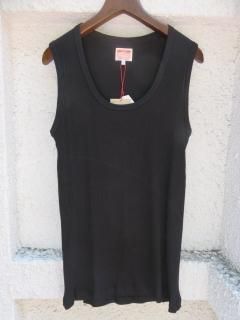 CONCHON QUINETTELE DEBARDEUR Pitch Rib Tank TopˡNOIRBlack)