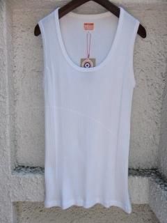 CONCHON QUINETTELE DEBARDEUR Pitch Rib Tank TopˡBLANCWhite)