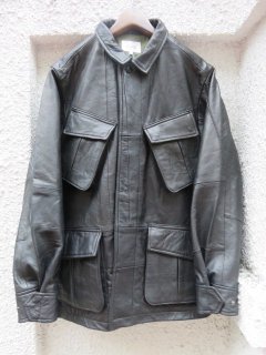 YOUSEDLEATHER JUNGLE FATIGUE JACKETBLACK 