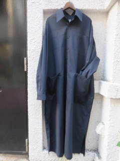 GREI. NEWYORKRELAXED KAFTAN SHIRT SUITINGMIDNIGHT BLUE