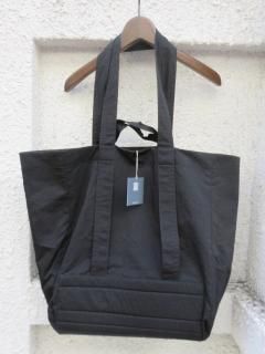 GREI. NEWYORKDOUBLE HANDLE TOTE  NYLON TWILLBLACK