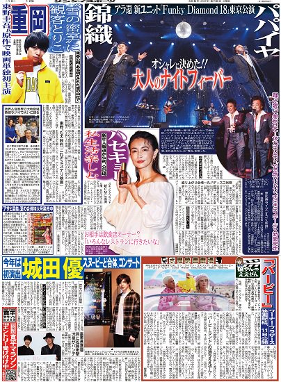 サンケイスポーツ大阪本社版】 羽生結弦関連記事掲載～新聞1部(6/24