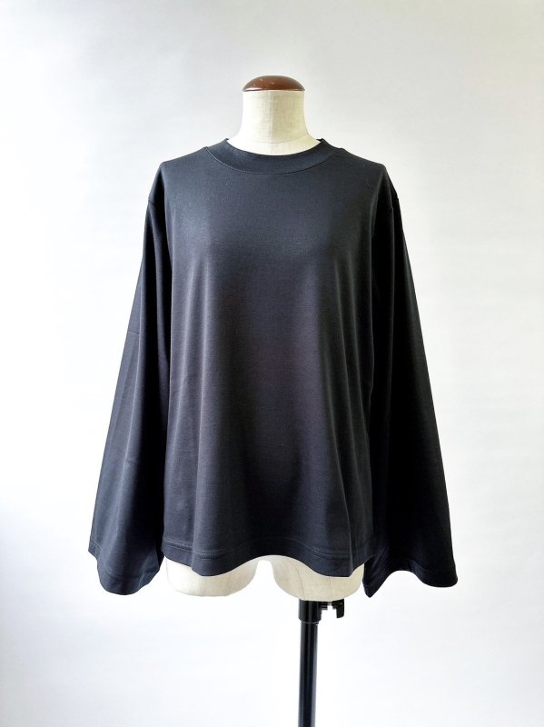 Ժ١Flare long T-shirts / black