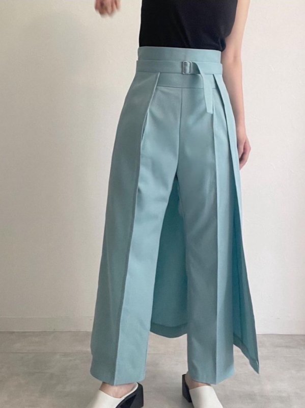 Skirt belt pants / mint