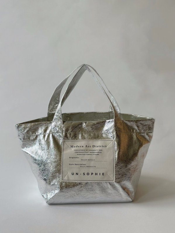 Metallic mini bag / silver