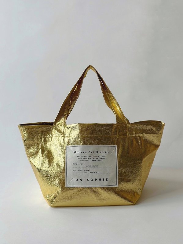 Metallic mini bag / gold