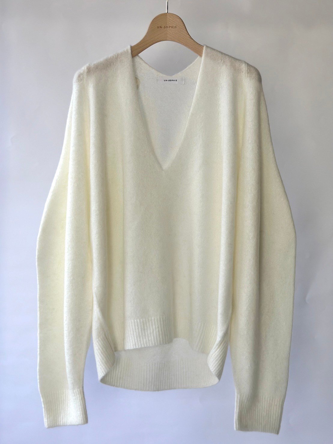 back drape knit / off white