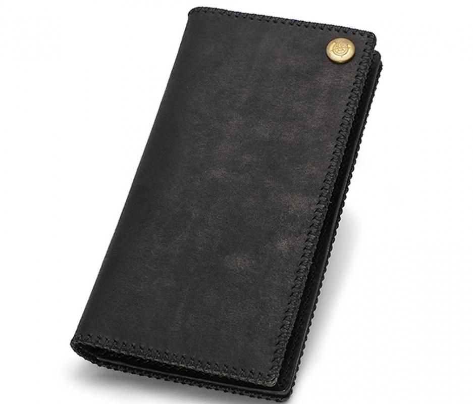 forme - Wallet（Black）Liscio 財布　長財布 forme Long wallet Liscio black | MIZU TO ABURA