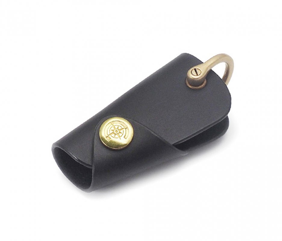 ボタンフックキーケース (リスシオ) [ブラック] / Button Hook Key Case [BLACK]