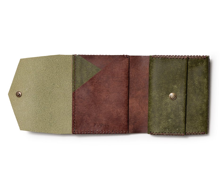 二つ折り財布[オリーブ/Half Wallet[OLIVE] - From: