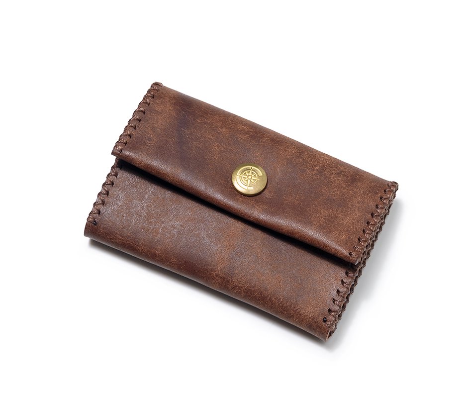 コンパクト財布[ブラウン]/Compact Wallet[BROWN]