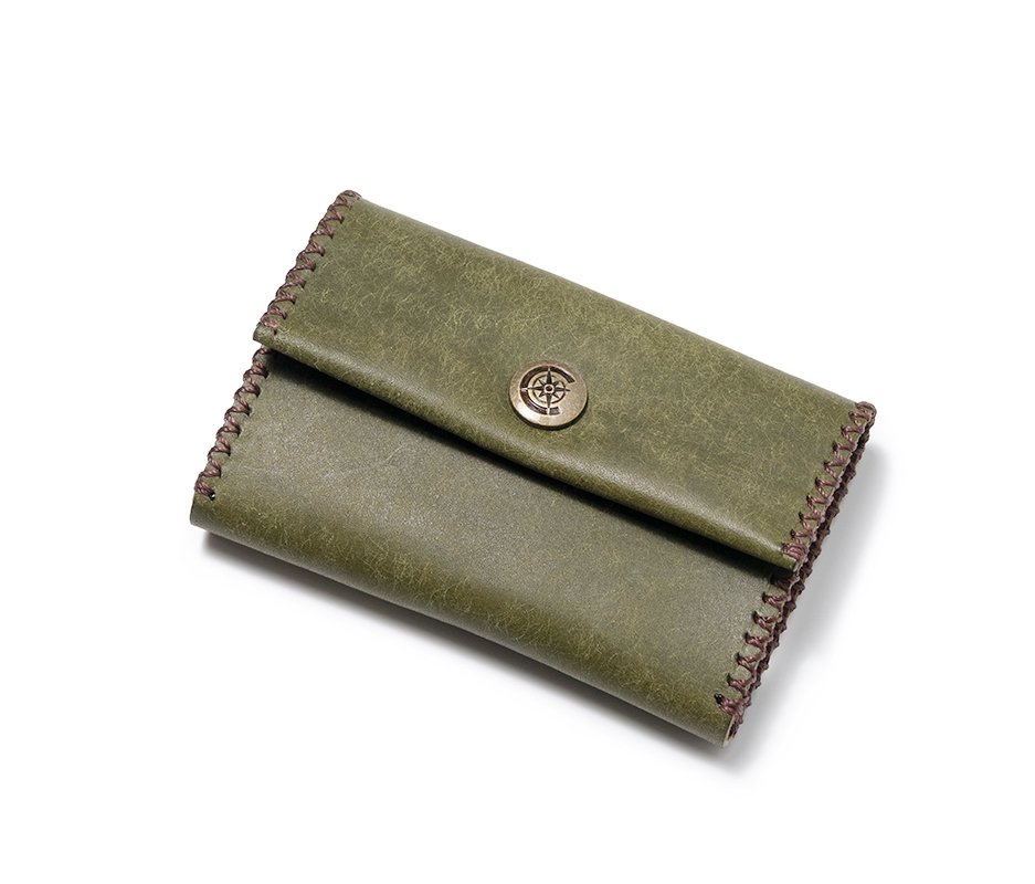 ѥȺ[꡼]/Compact Wallet[OLIVE]