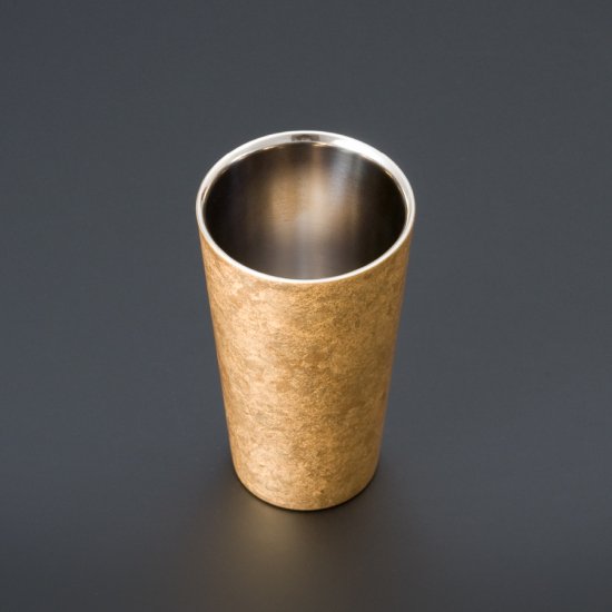箔衣 ストレートカップ （二重構造） - 漆磨カップオンラインショップ