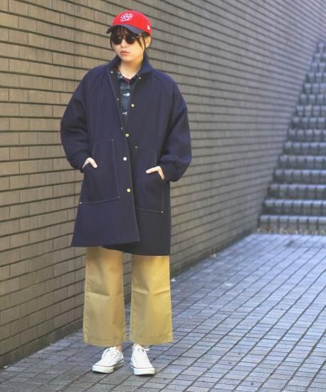 ロングスタジャン | Aライン | ウール製 - BROOKLYN OVERALL