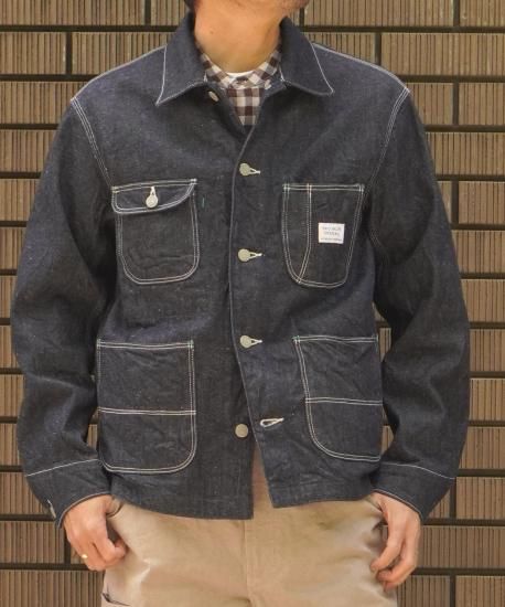 BROOKLYN OVERALL デニム カバーオール 4パッチカバーオール | デニムの定番 - BROOKLYN OVERALL