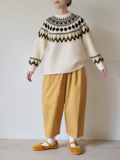 NORDIC CREW NECK KNIT