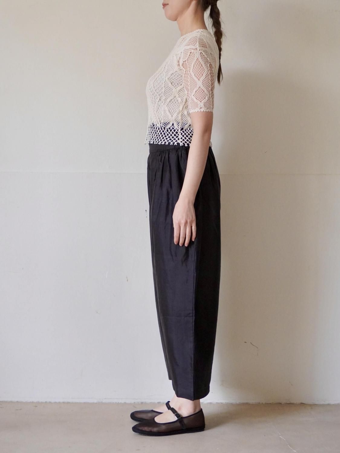 EUCHRONIA ユークロニア レースショートスリーブトップス 【試着のみ】 Lim｜LACE SHORT SLEEVE TEE｜EUCHRONIA