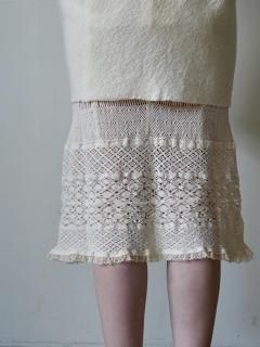 euchronia ユークロニア　トップス EUCHRONIA]lace long sleeve tee / off white | YES-姫路の美容