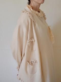 新品タグ付きTOWAVASE ローブ WHITE×YELLOW TOWAVASE - Lim