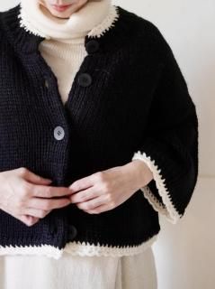 JOU JOU BOTTLENECK CARDIGAN