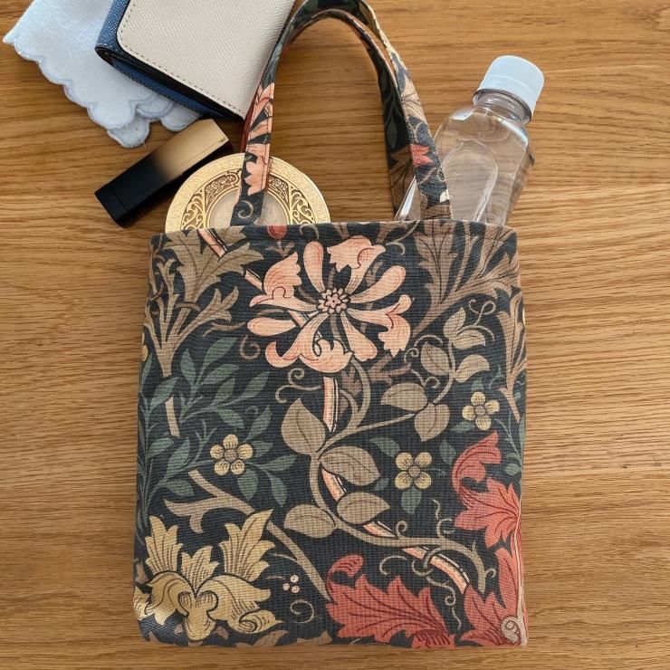 ෆ˚*ウィリアムモリス【Morris&Co. 】˚*リングハンドルバッグ˚ ෆ˚*ウィリアムモリス【Morris&Co. 】˚*リングハンドルバッグ