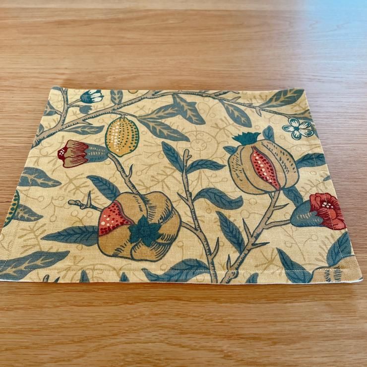 ランチョンマット William Morris フルーツ 6 プリント(small
