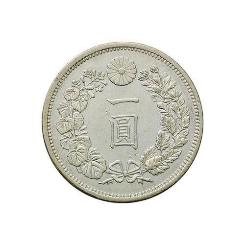 明治11年 銀貨 大型 古銭-