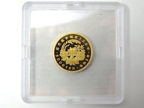近代通貨制度150周年記念 5千円金貨 プルーフ貨幣セット 古銭・コイン 