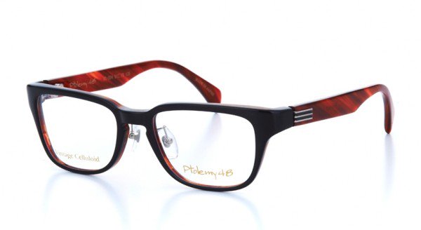 Vintage Celluloid VC-024 / VC-024-BKR (Black/Red)