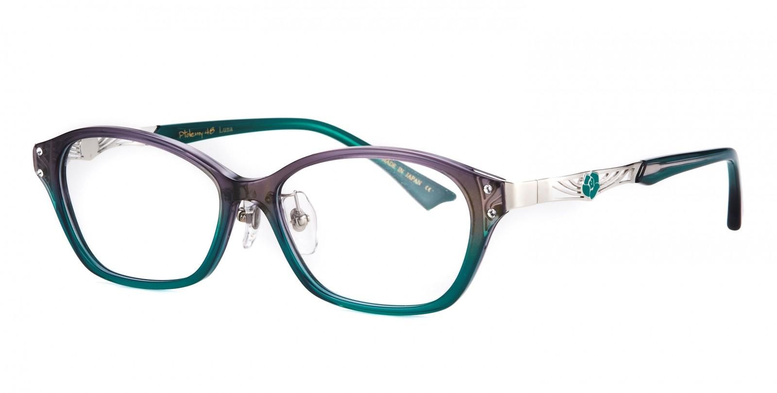 LUNA PT130 Green (PT130GR) Ptolemy48 のメガネ（ウェリントン）