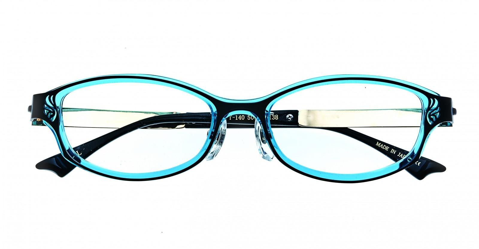 LUNA PT140 Blue (PT140BL) Ptolemy48 のメガネ（スクエア）