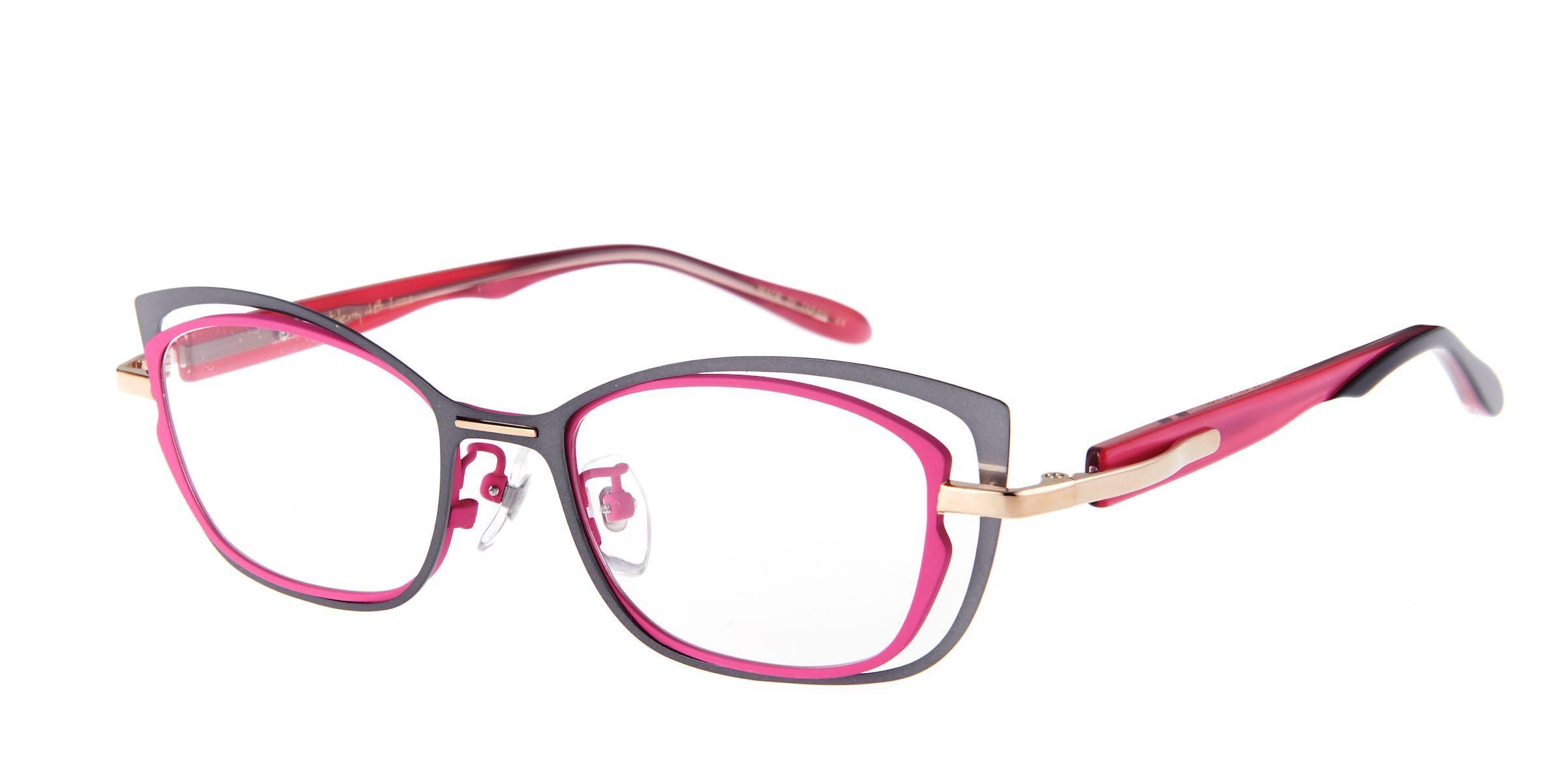 LUNA PT148 Pink (PT148PK) Ptolemy48 のメガネ（ウェリントン）