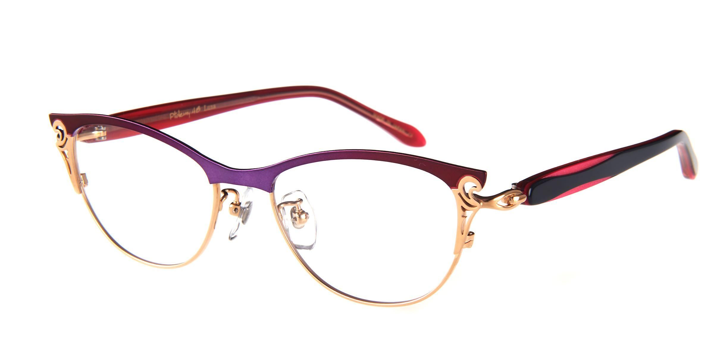 LUNA PT152 Red (PT152RD) Ptolemy48 のメガネ（フォックス）