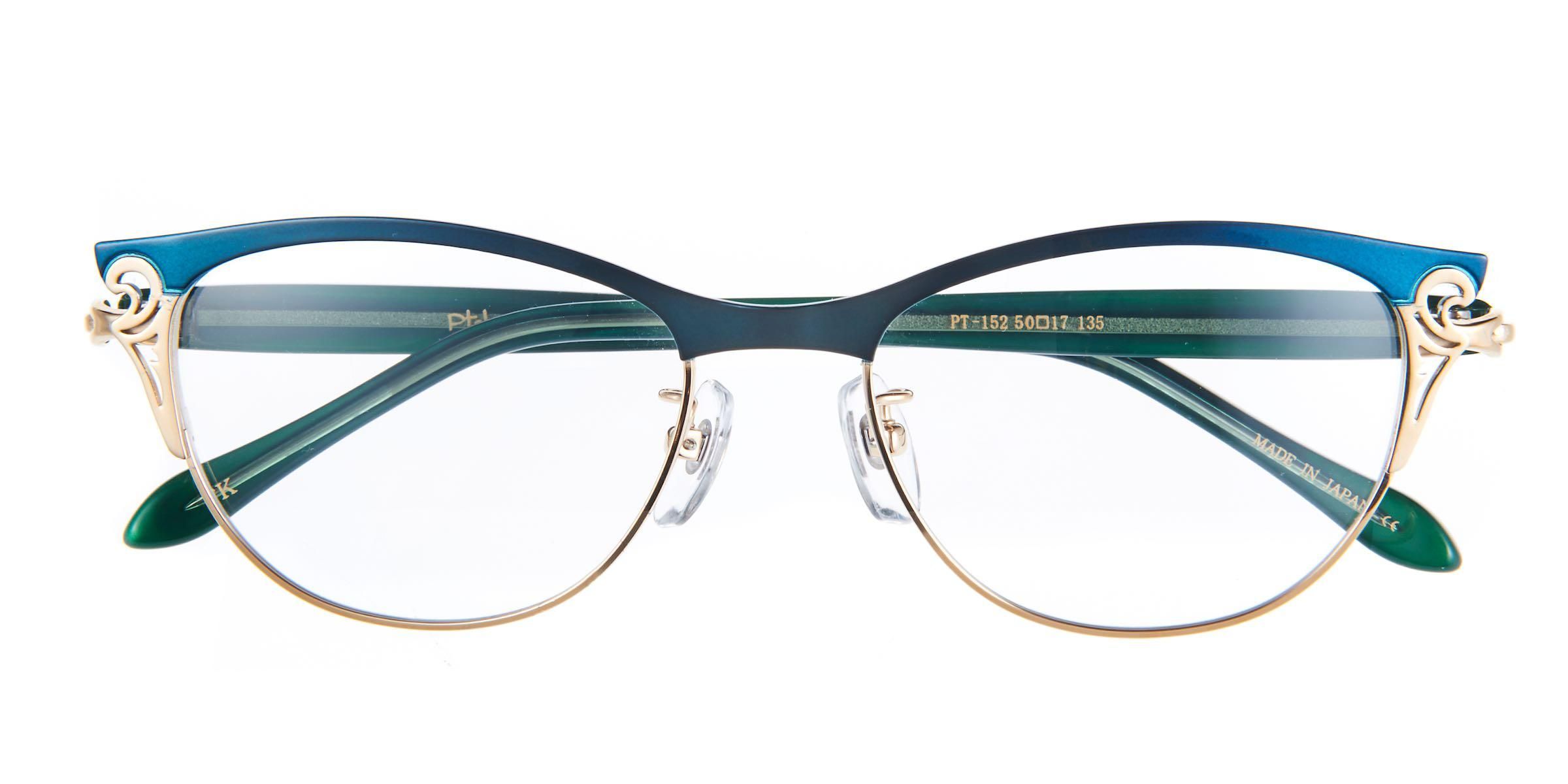 LUNA PT152 Turquoise (PT152TK) Ptolemy48 のメガネ（フォックス）