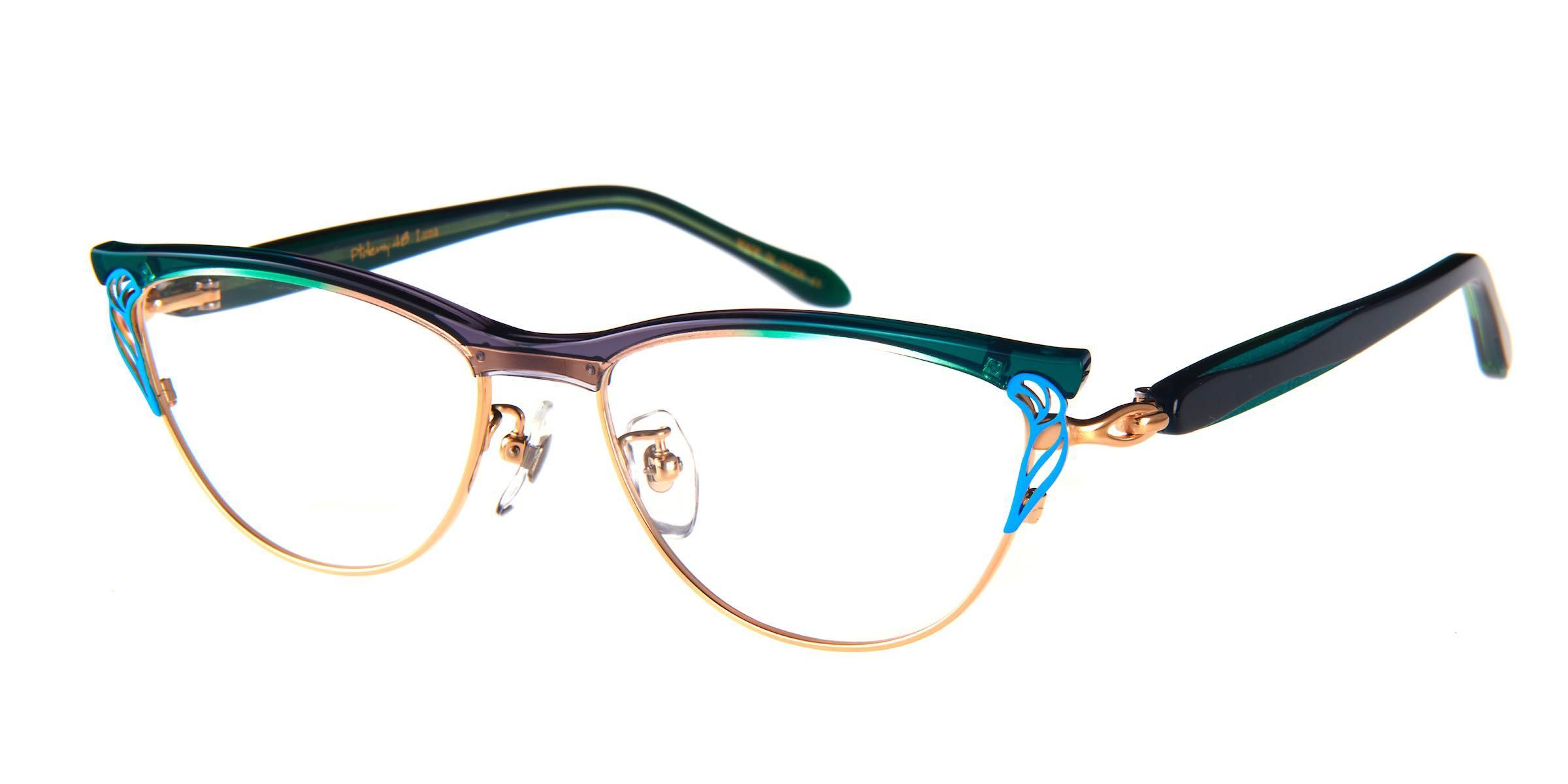 LUNA PT153 Green (PT153GR) Ptolemy48 のメガネ（フォックス）