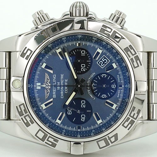 クロノマット44 ブルーシェル(AB01111A/BF68)【中古】 - ブランド腕時計専門店「MEVIUS」