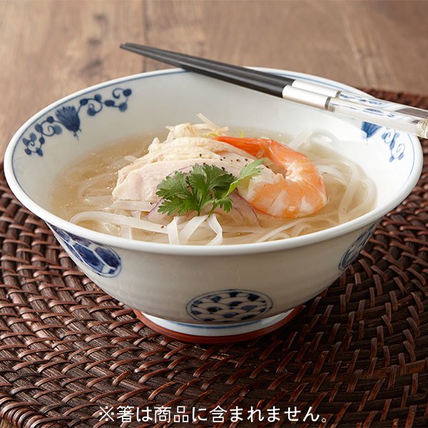 花伊万里 UK麺鉢 うすかる 約19cm 青系 中華食器・アジアン食器 ラーメン丼 日本製 業務用 うどん そば rs/57-HNIUKCB -  プロのための業務用食器 総合販売サイト「陶器屋プロ」本店