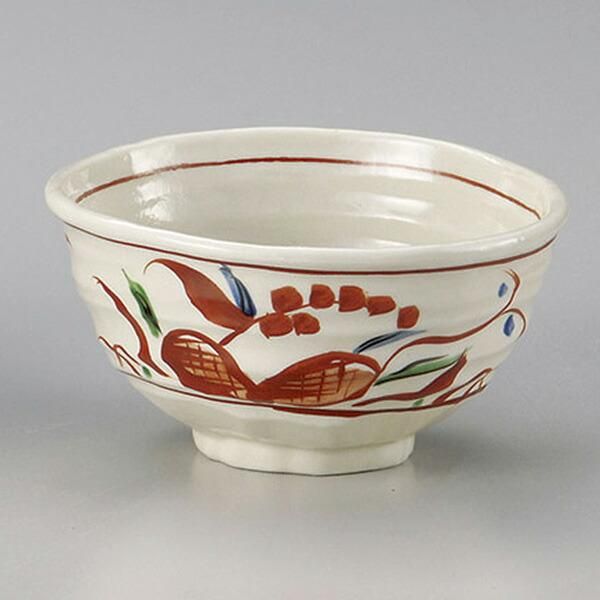 赤絵　六角鉢（約25cm） 赤絵六角鉢（約25cm）