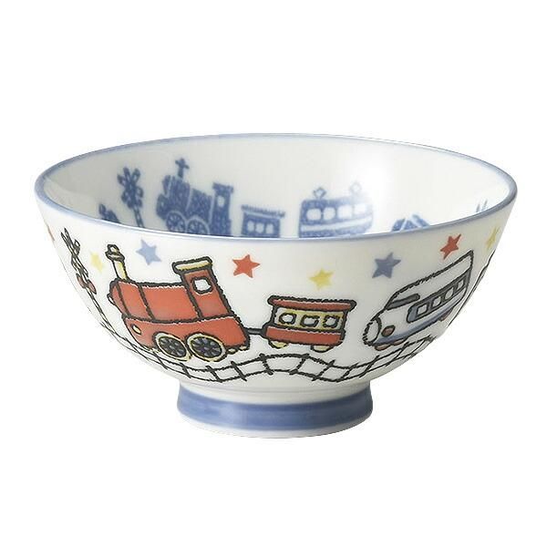 ご飯茶碗 電車孫平 約10.5cm 白系 和食器 飯器・飯碗 業務用