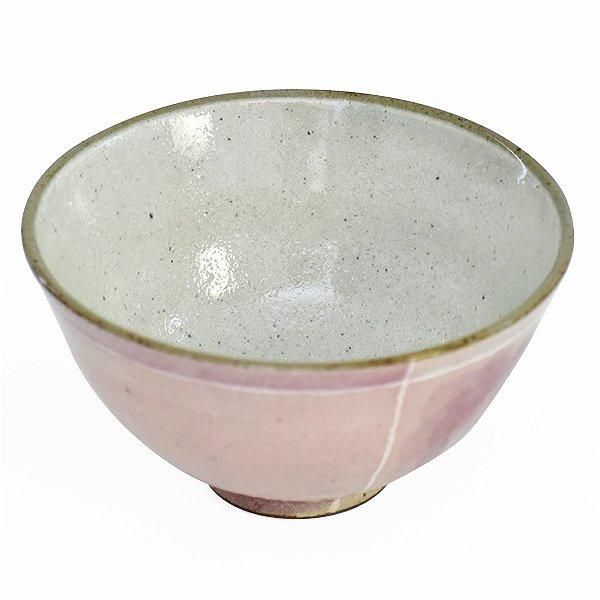 美濃焼／ピンク志野茶碗／昭5 美濃焼 抹茶碗 ピンク志野 – 小幡久兵衛食器店