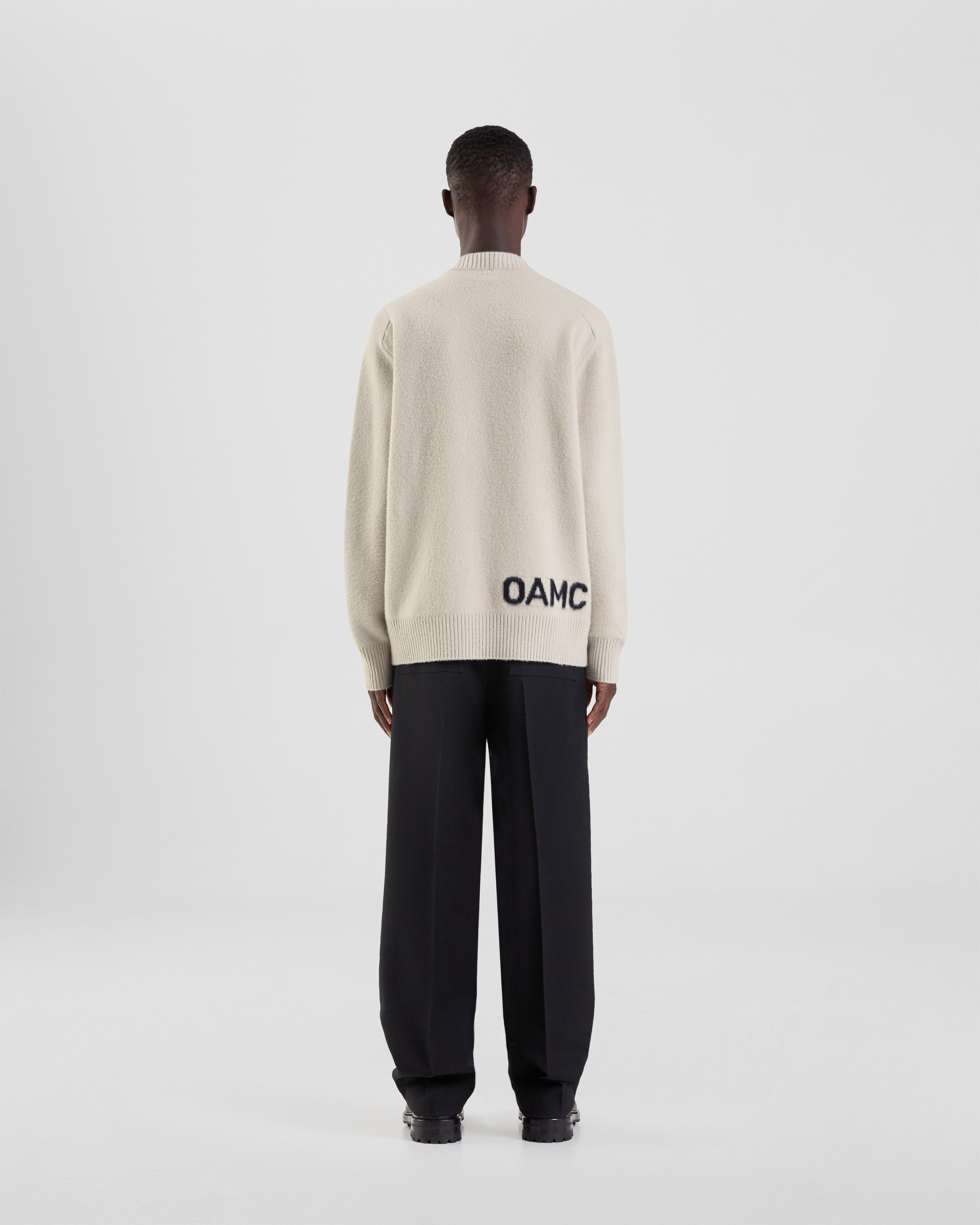 OAMC | WHISTLER　CREWNECK　LIGHT STONE | ニット 通販 | オーエーエムシー | ウィスラー クルーネック  ライトストーン ニット | OAMCSELECT