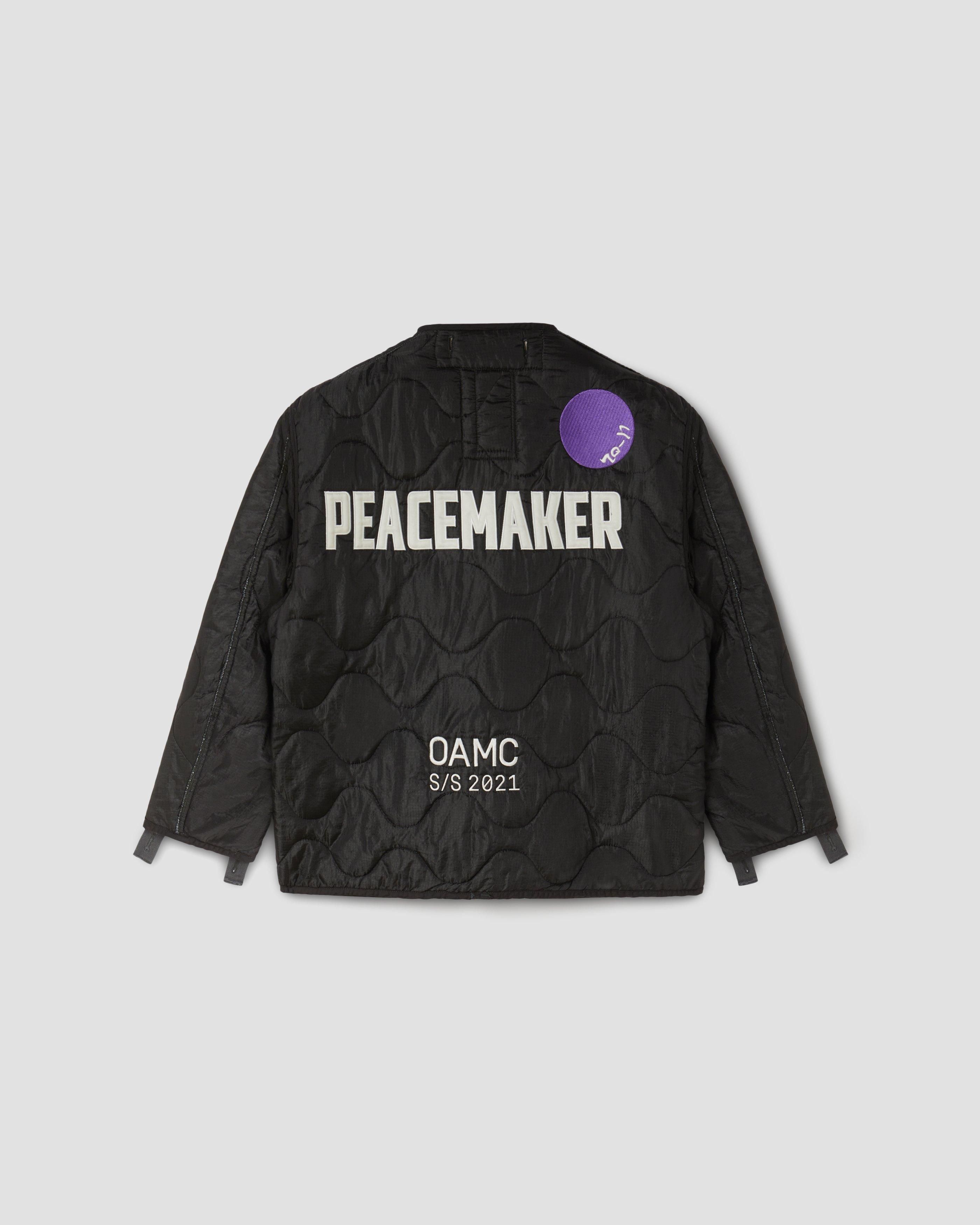 ミリタリージャケットOAMC ライナージャケット PEACEMAKER ブラック S ...