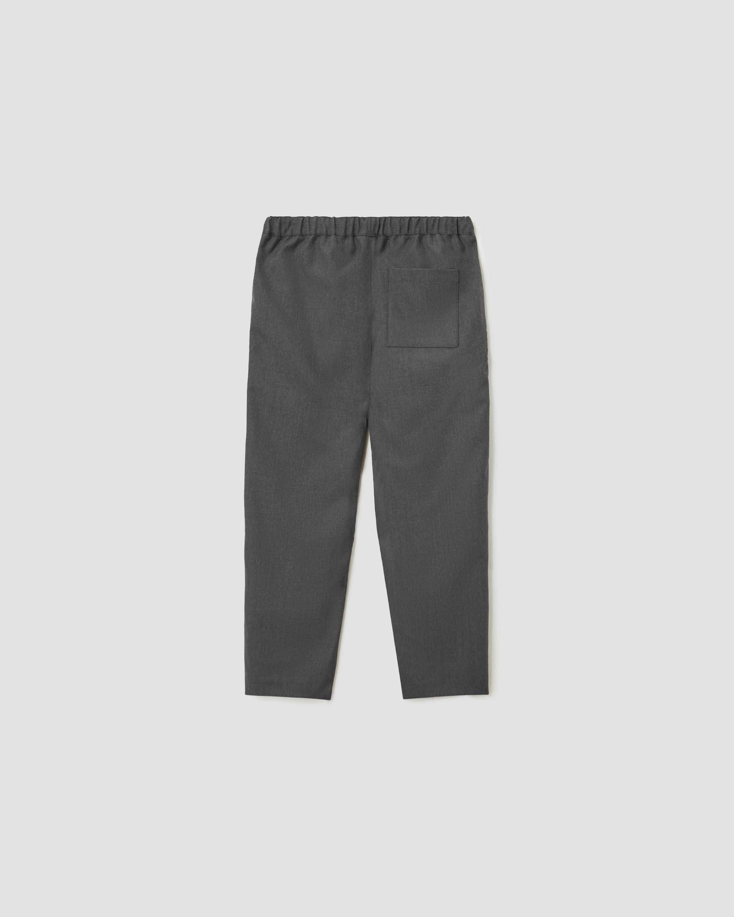 OAMC | CROPPED DRAWCORD TROUSERS DARK HEATHER GREY | クロップド