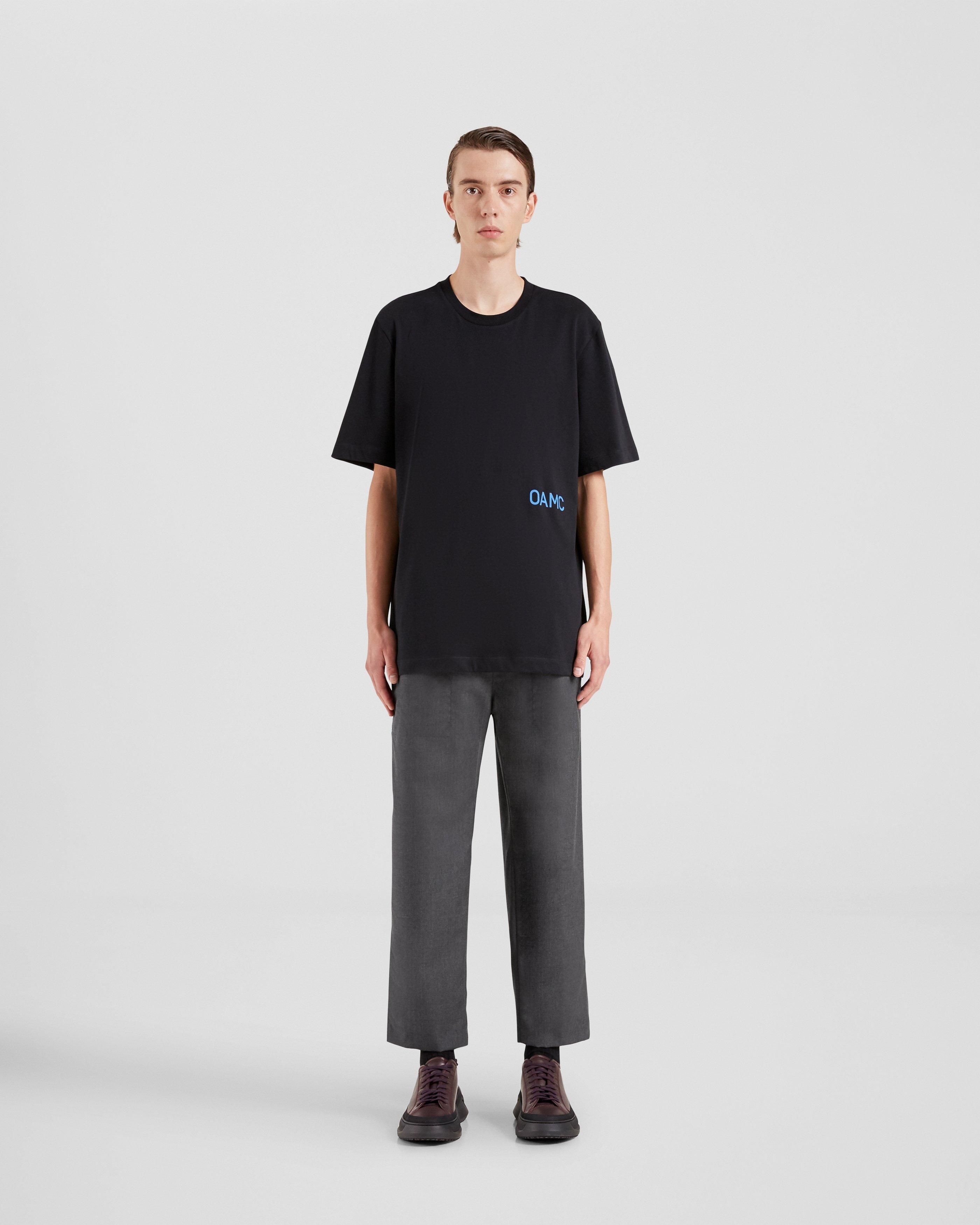 OAMC | CROPPED DRAWCORD TROUSERS DARK HEATHER GREY | クロップド