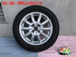 Cube / Note / March Z12/E12/K13 wheel & one tire only 15X5.5J/4 hole/ET40/PCD100 Nissan (103374)