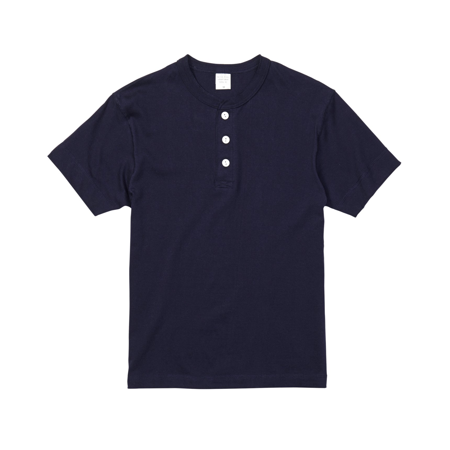 UnitedAthle　5.6オンス　ヘンリーネック　Tシャツ　5004-01