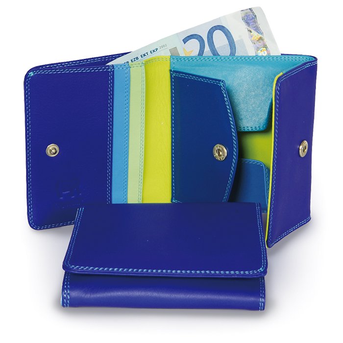 【公式】mywalit マイワリット MY123-92 コインパースつき2つ折りウォレット/シースケープ Folded Wallet With  Tray Purse