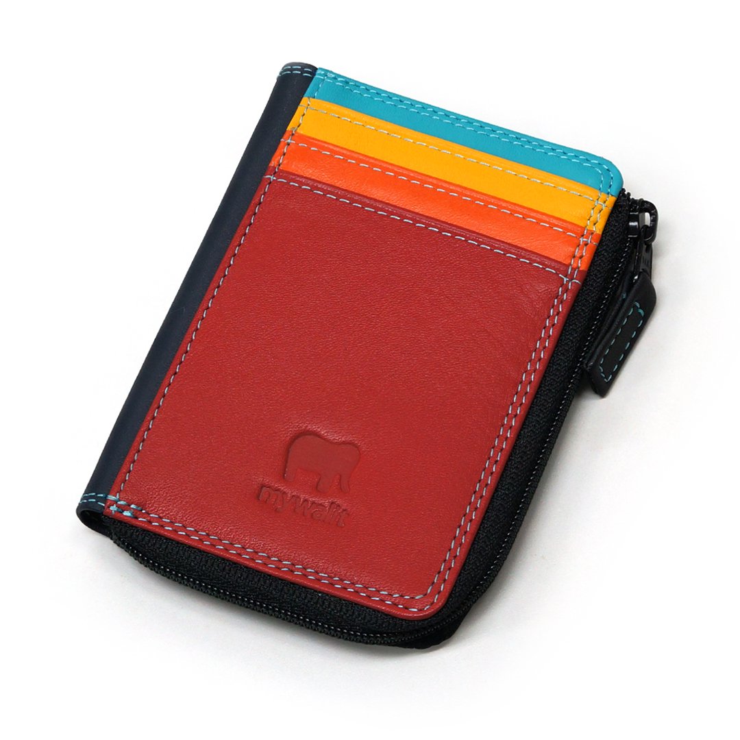 【公式】mywalit マイワリット MY145641 Plus1ジップパース/ブラックペース Plus-1 Zip Purse Card Holder